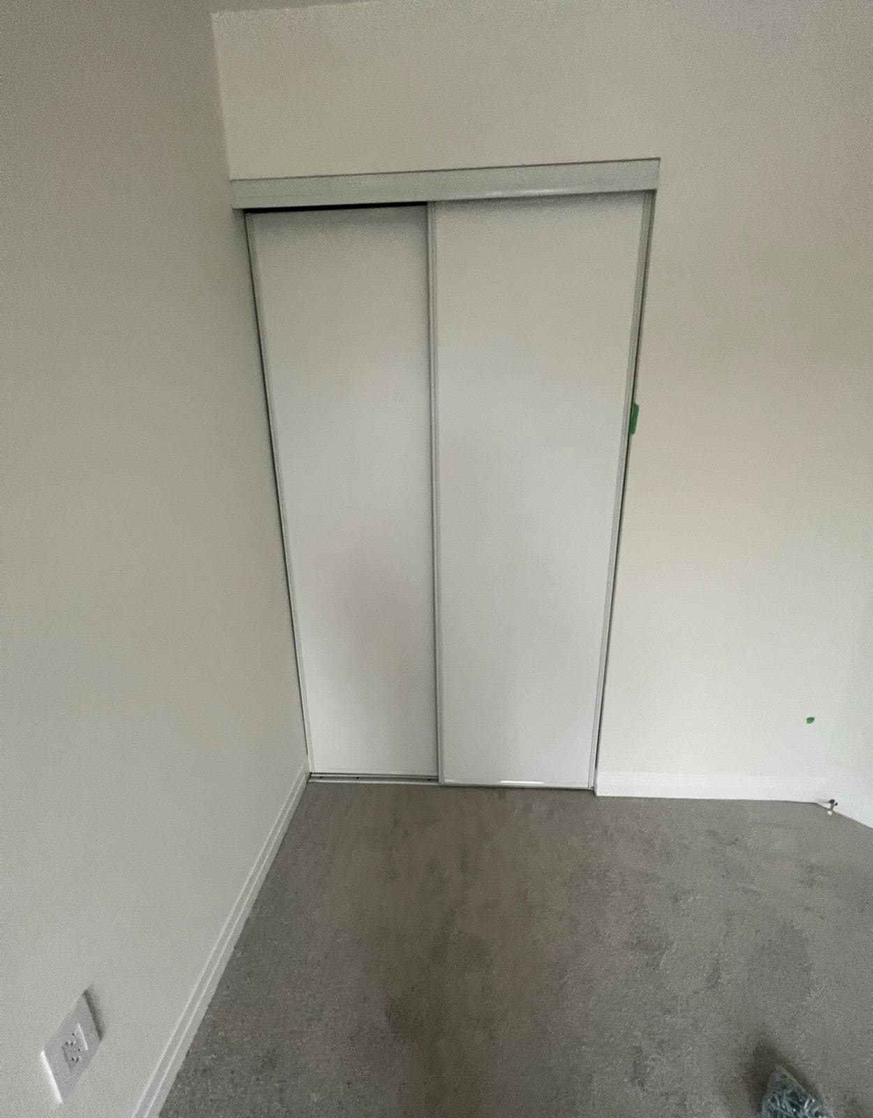 Sliding closet door