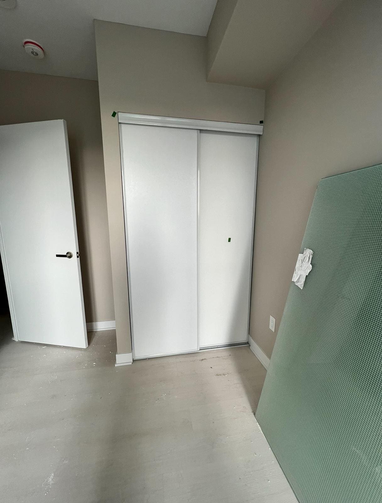 Sliding closet door